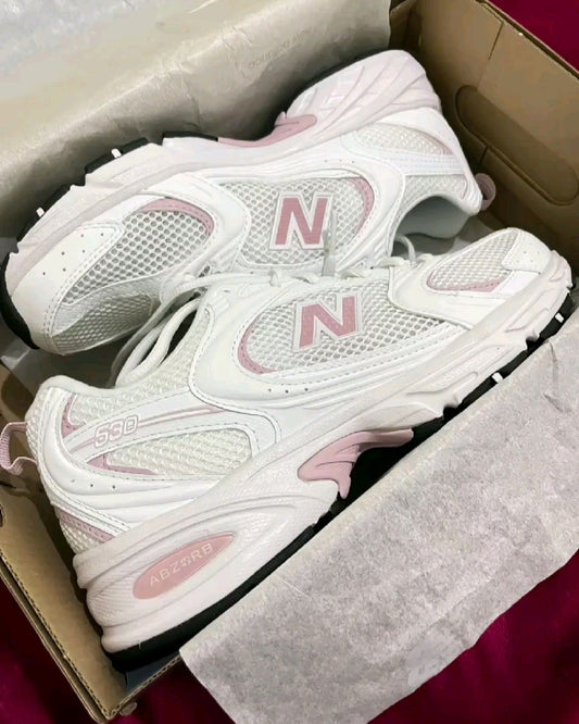 New Balance 530 Blanco Rosa 🤍🩷