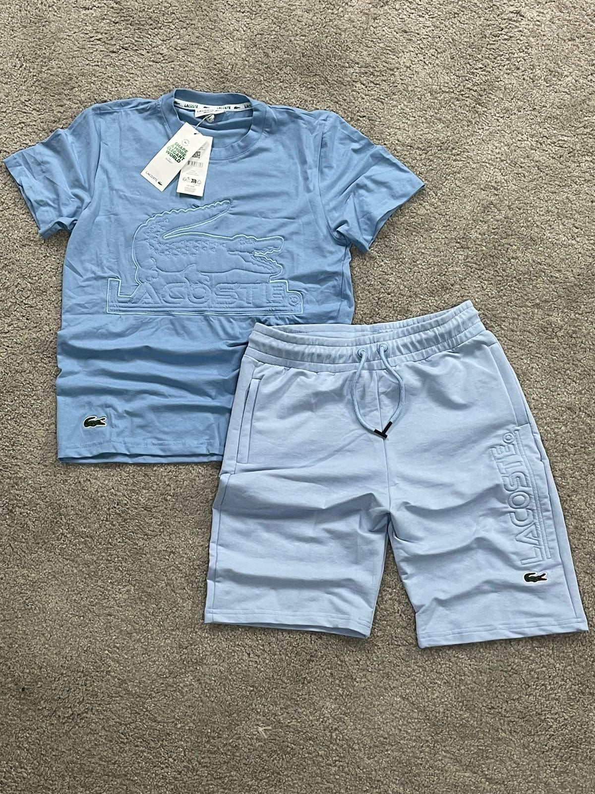 Conjunto Lacoste Azul 🐊