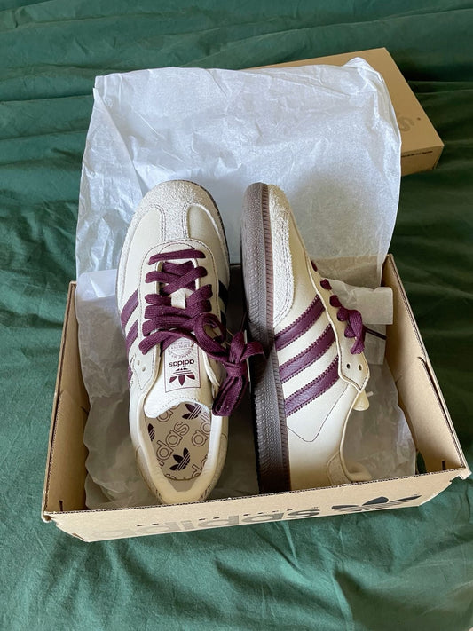 Adidas Samba OG Beje y Bordo