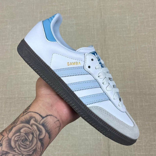 Adidas Samba OG Blancas y Azules