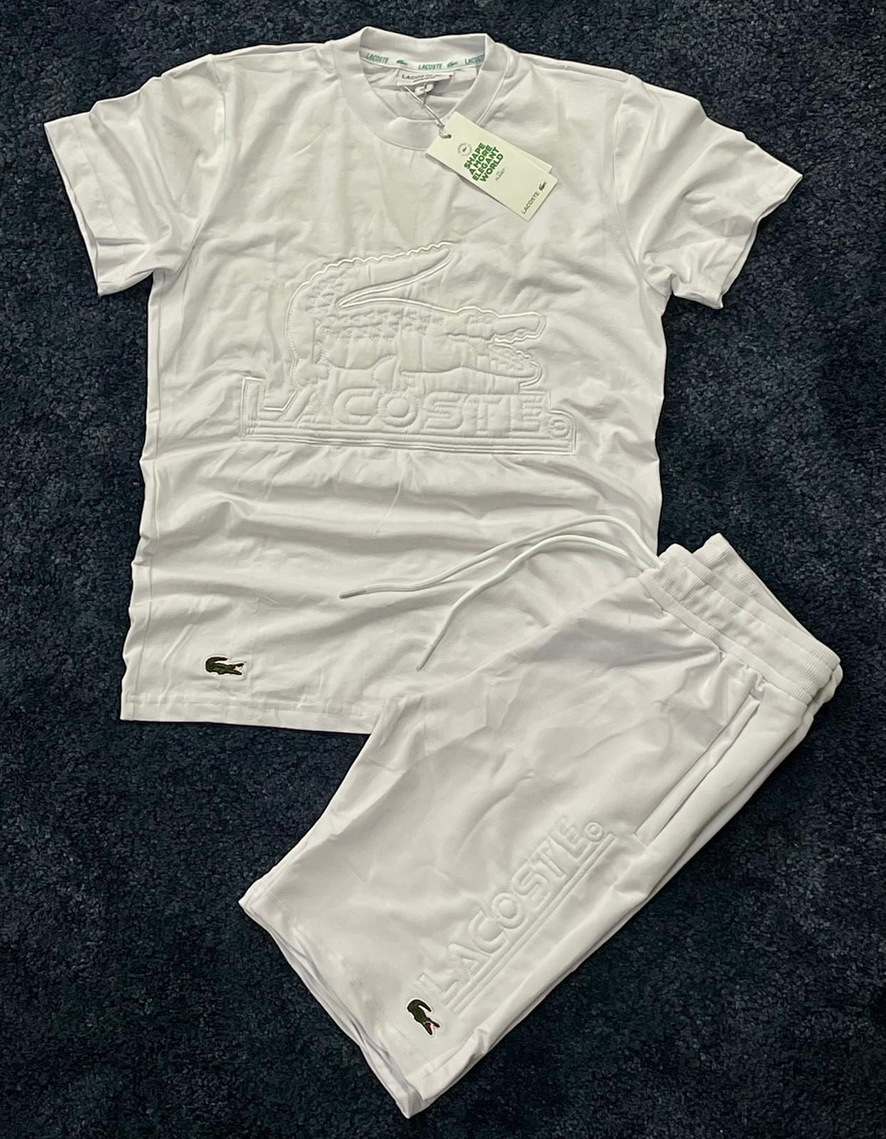 Conjunto Lacoste Blanco 🐊