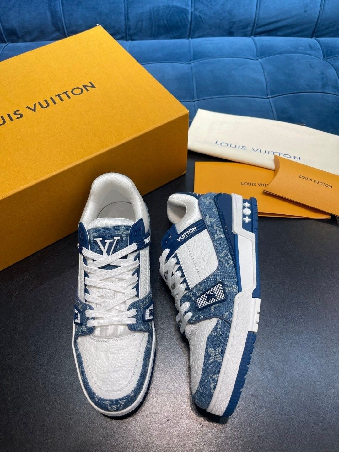 Louis Vuitton Trainer Azul 🤍💙