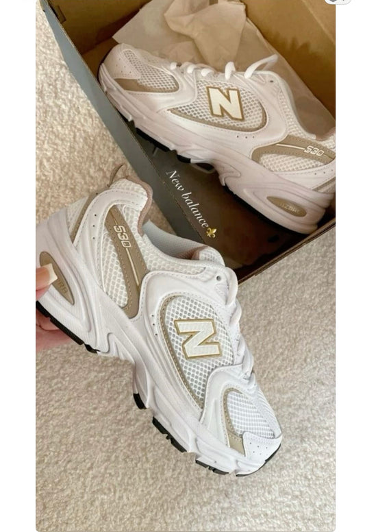 New balance 530 Blanco e Beige