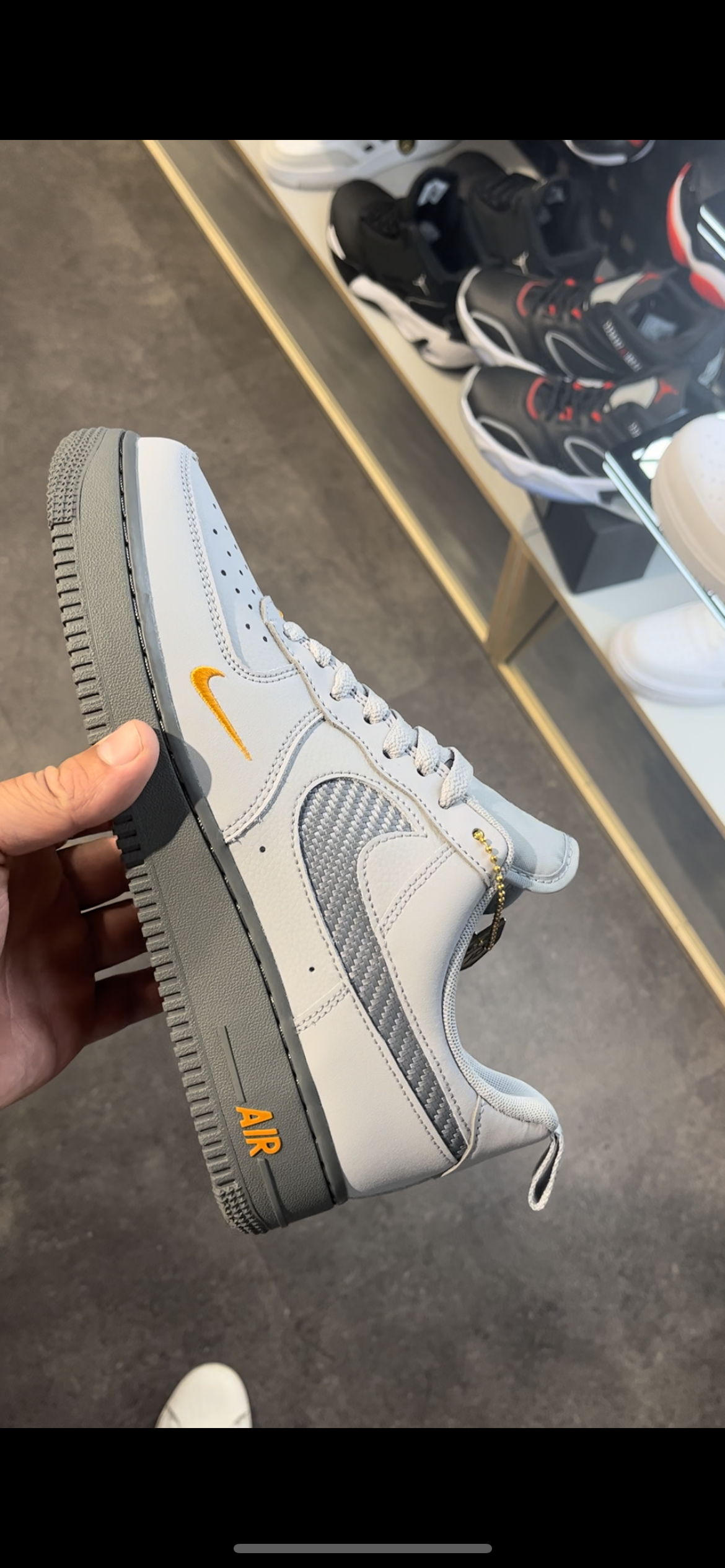 Air Force One Cinza Naranja