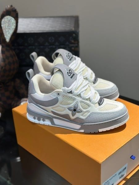 LV Skate Blanco y Gris